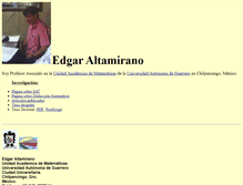 Tablet Screenshot of investigacion.altamirano.biz